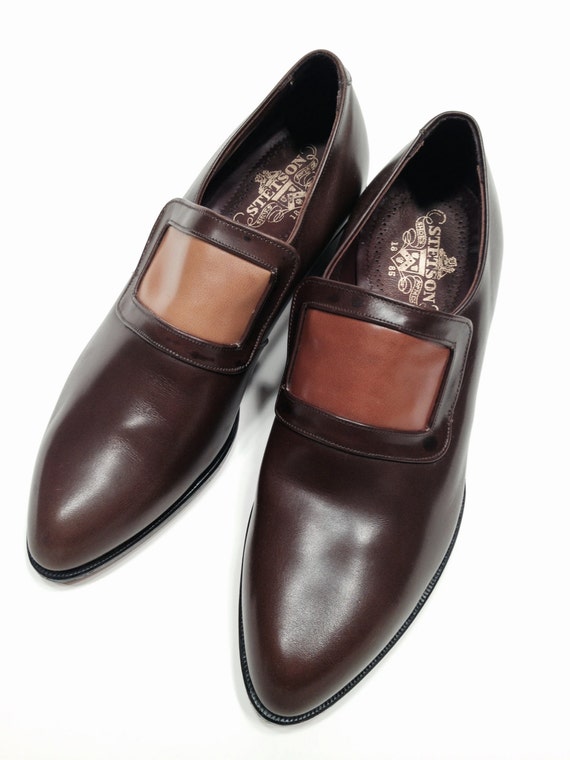 1960's Two-Two-Tone Shoes - Leather Slip-Ons - ST… - image 3