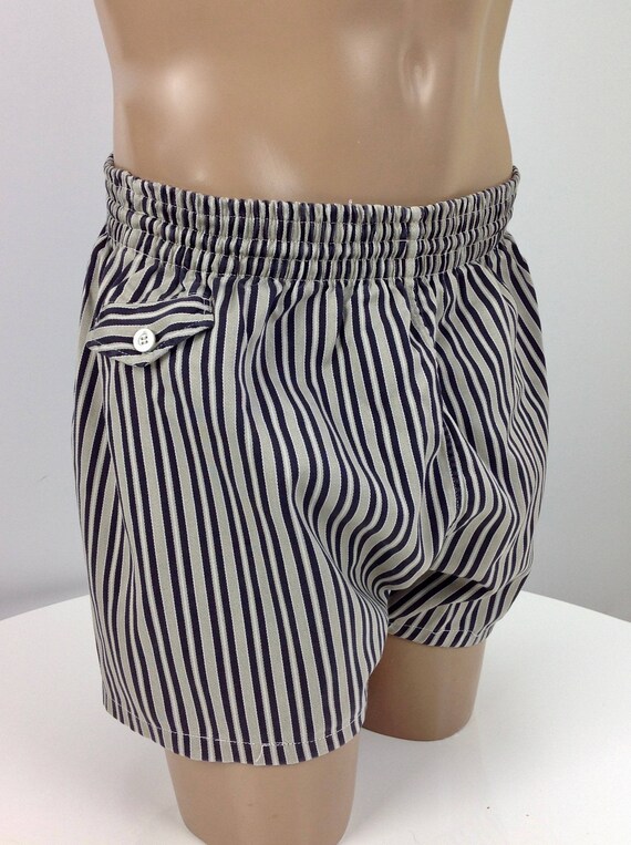1950 de maillots de bain / rayé coton /JANTZEN sergé /JANTZEN coton / doublé / poche avec bouton de pièce / Taille Medium d7b614 1950 de maillots de bain / rayé coton /JANTZEN sergé /JANTZEN coton / doublé / poche avec bouton de pièce / Taille Medium d7b614