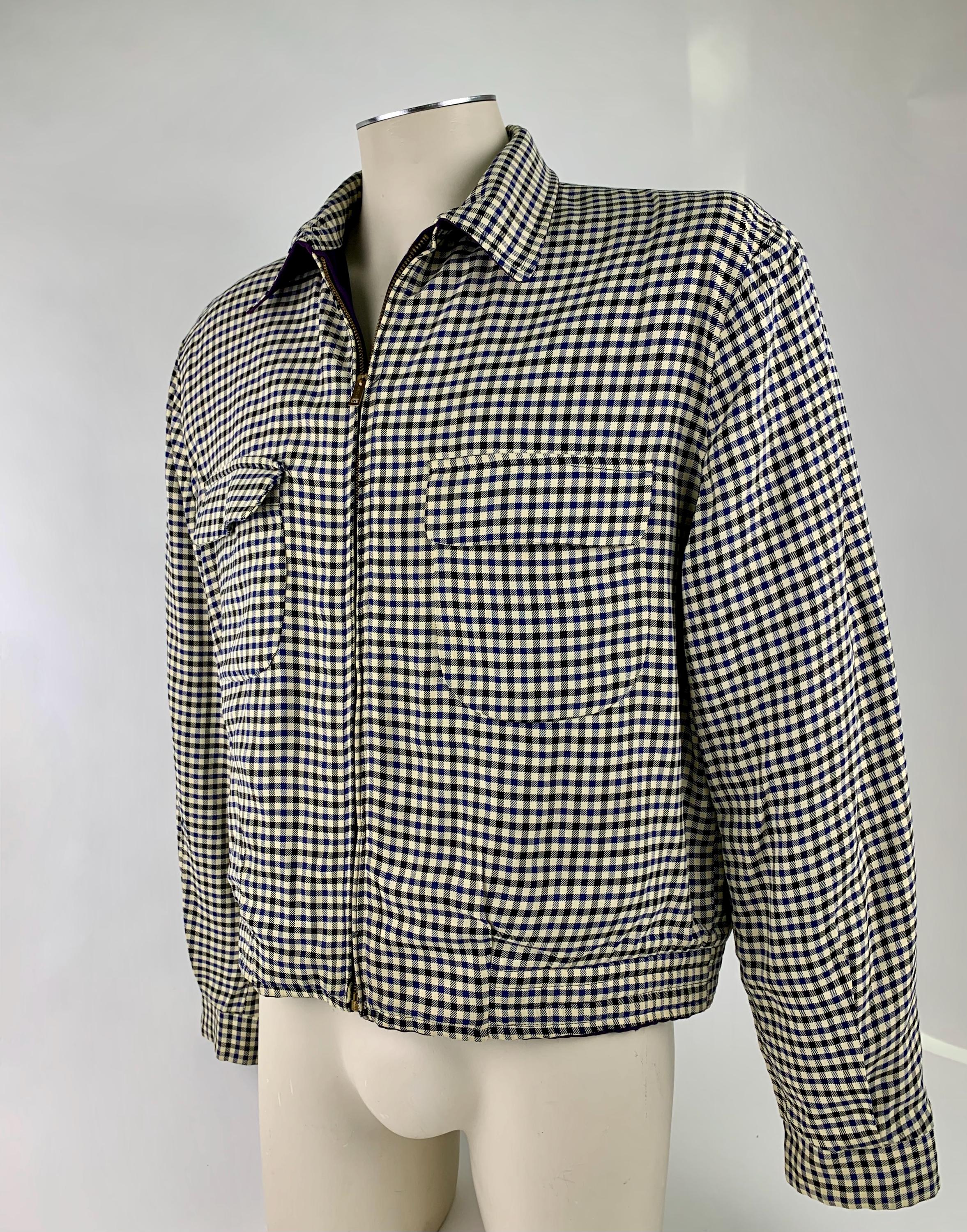 50s Gabardine Jacket - Etsy