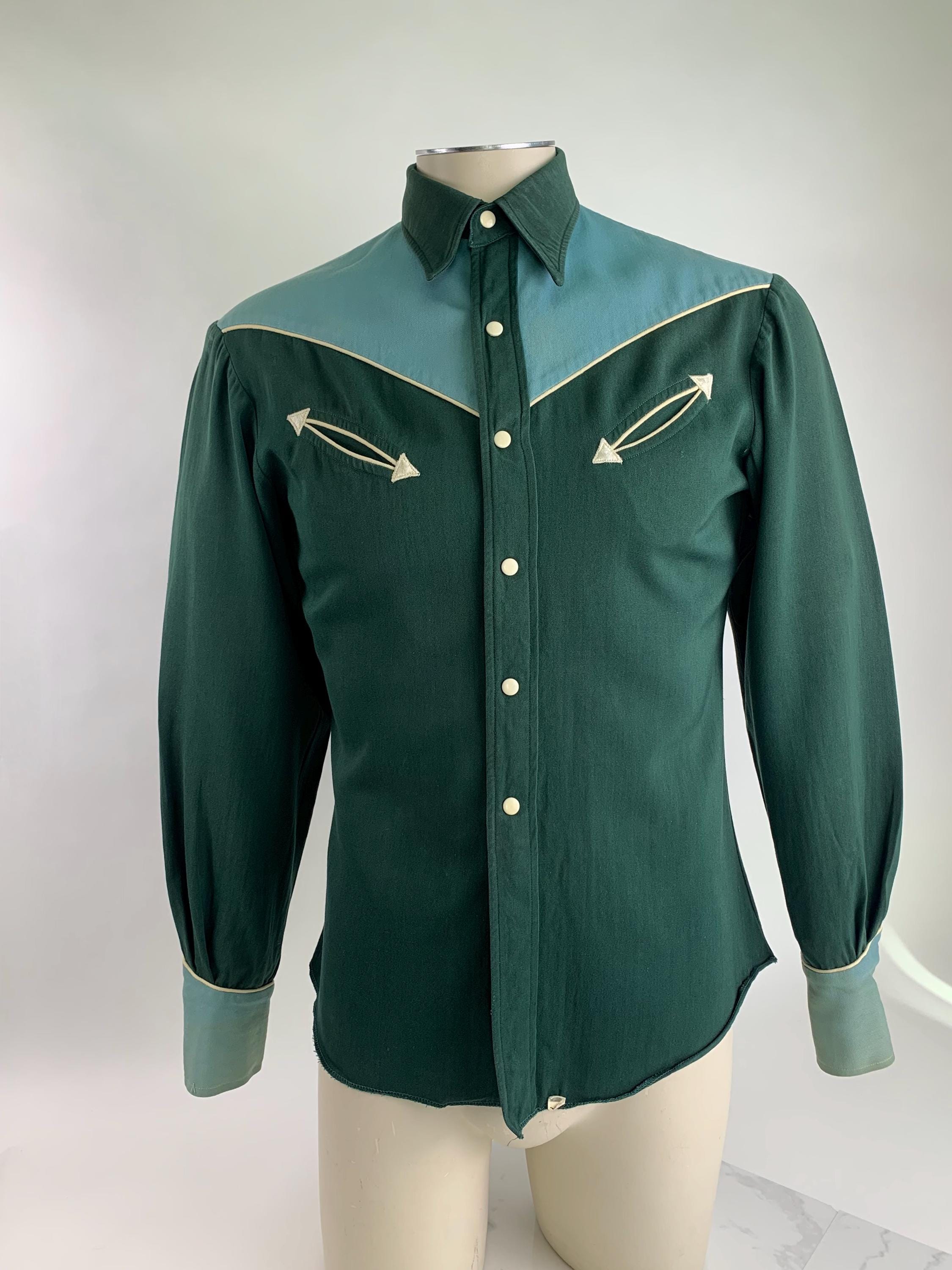 Mens Gabardine Shirt - Etsy