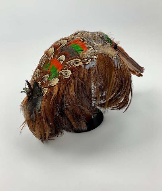 1950's - 1960's Pheasant Feather Hat - Feather Hat Band