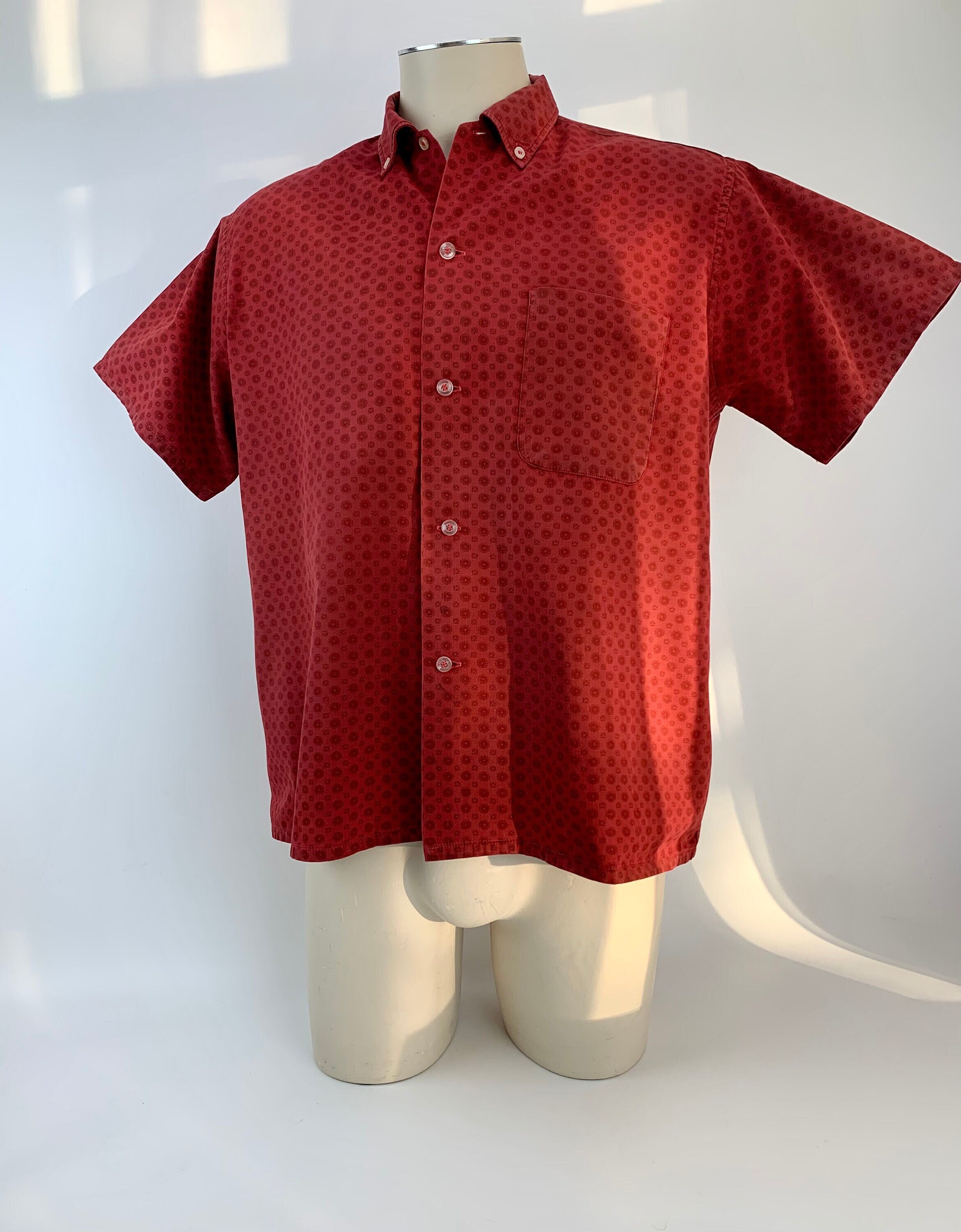 1960's sears loop collar shirt [ombre]