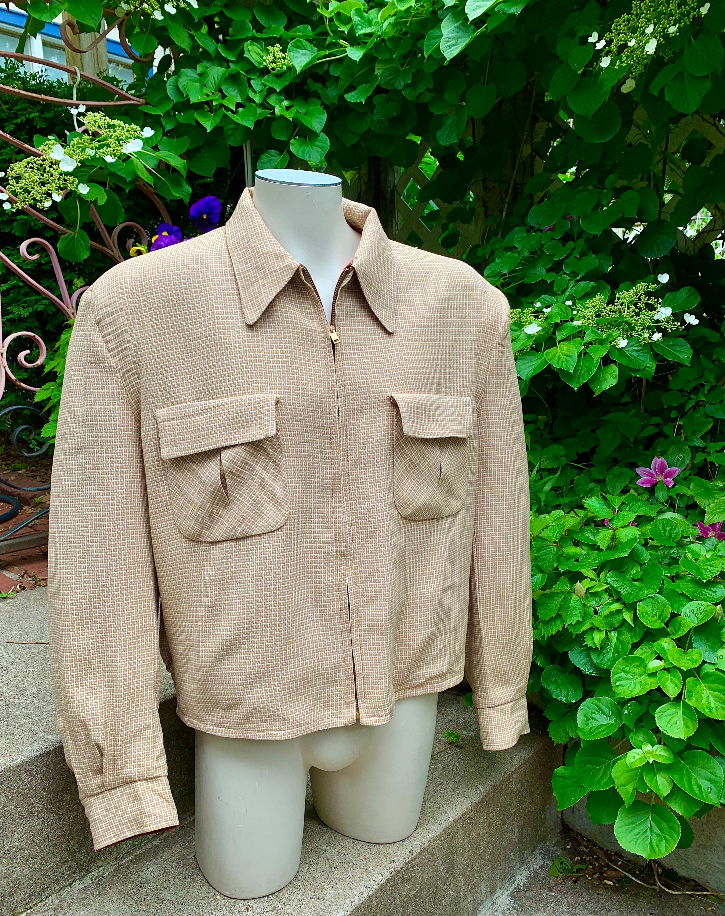 1950's - Reversible Ricky Jacket - Dead Stock - Rusty Brown