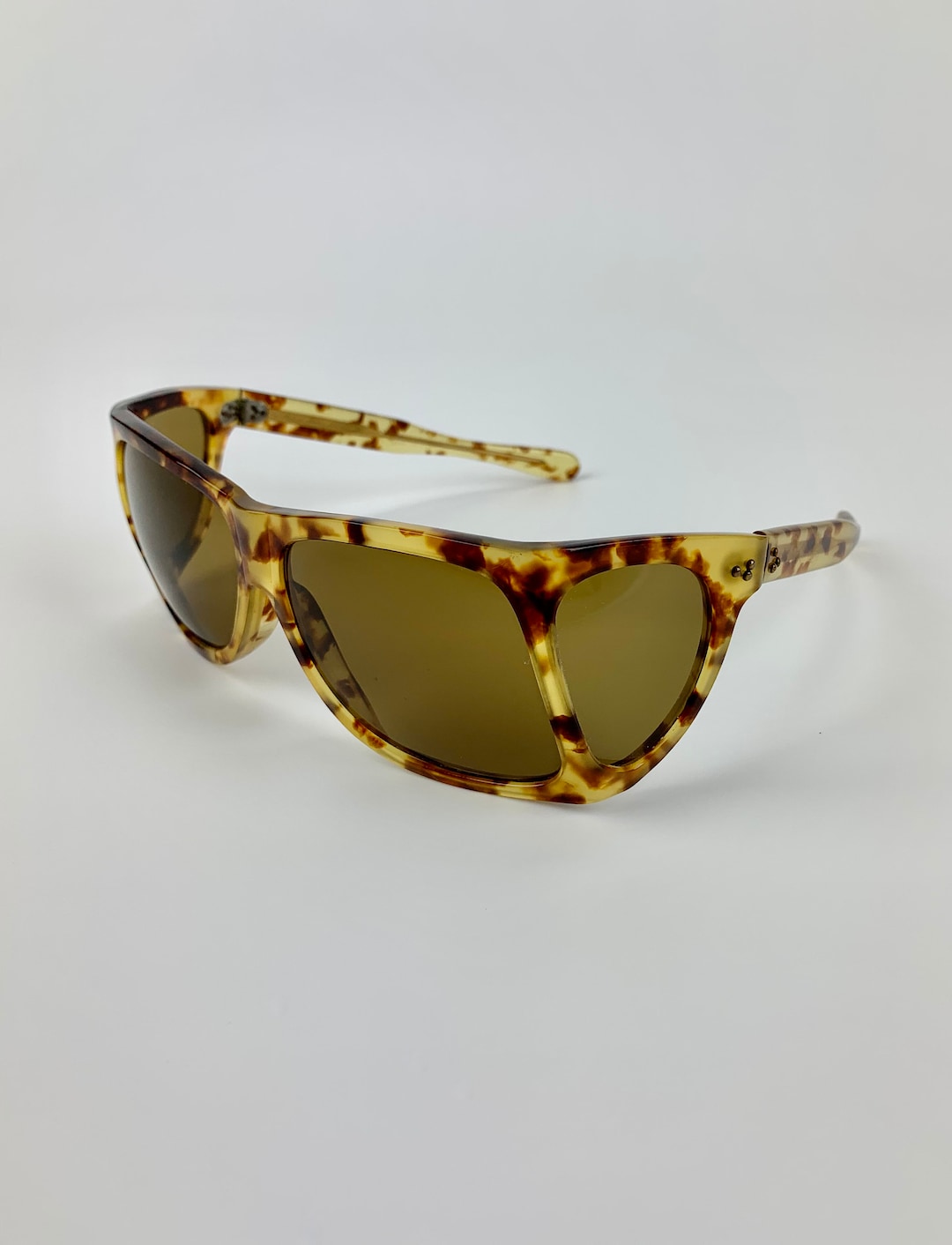 Rare 1970'S Oversized Sunglasses With Side Lenses by Best Opticial