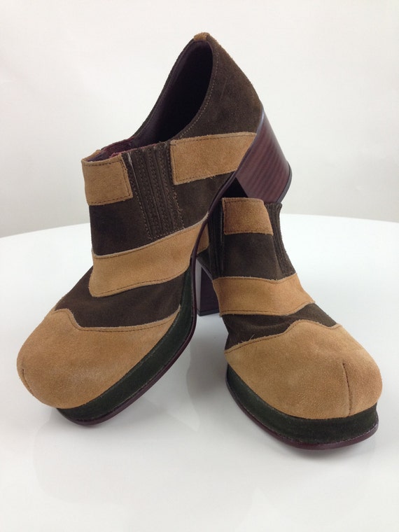 mens platform shoes 1970's