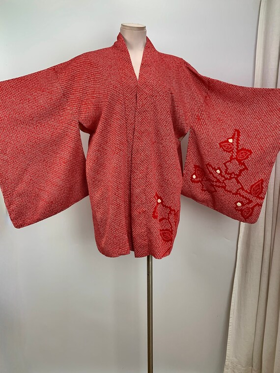 Vintage Kimono - ALL SILK - Elaborate Traditional 