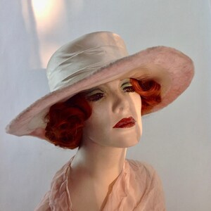 1955-1965 Vintage Italian Fur Felt Cocktail Hat Cocktail hat - Gem main image 3