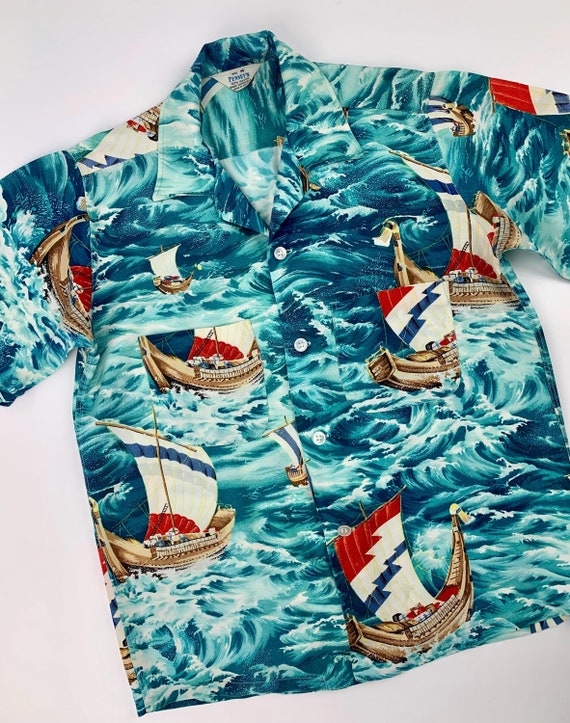 1950s penneys hawaiian rayon - Gem 1950s penneys hawaiian rayon - Gem