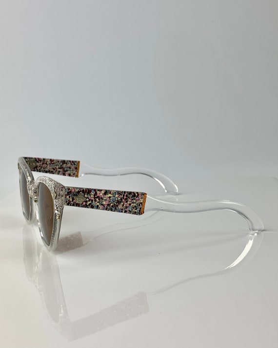 1950'S Cat Eye Sunglasses - Clear Plastic Frames … - image 7