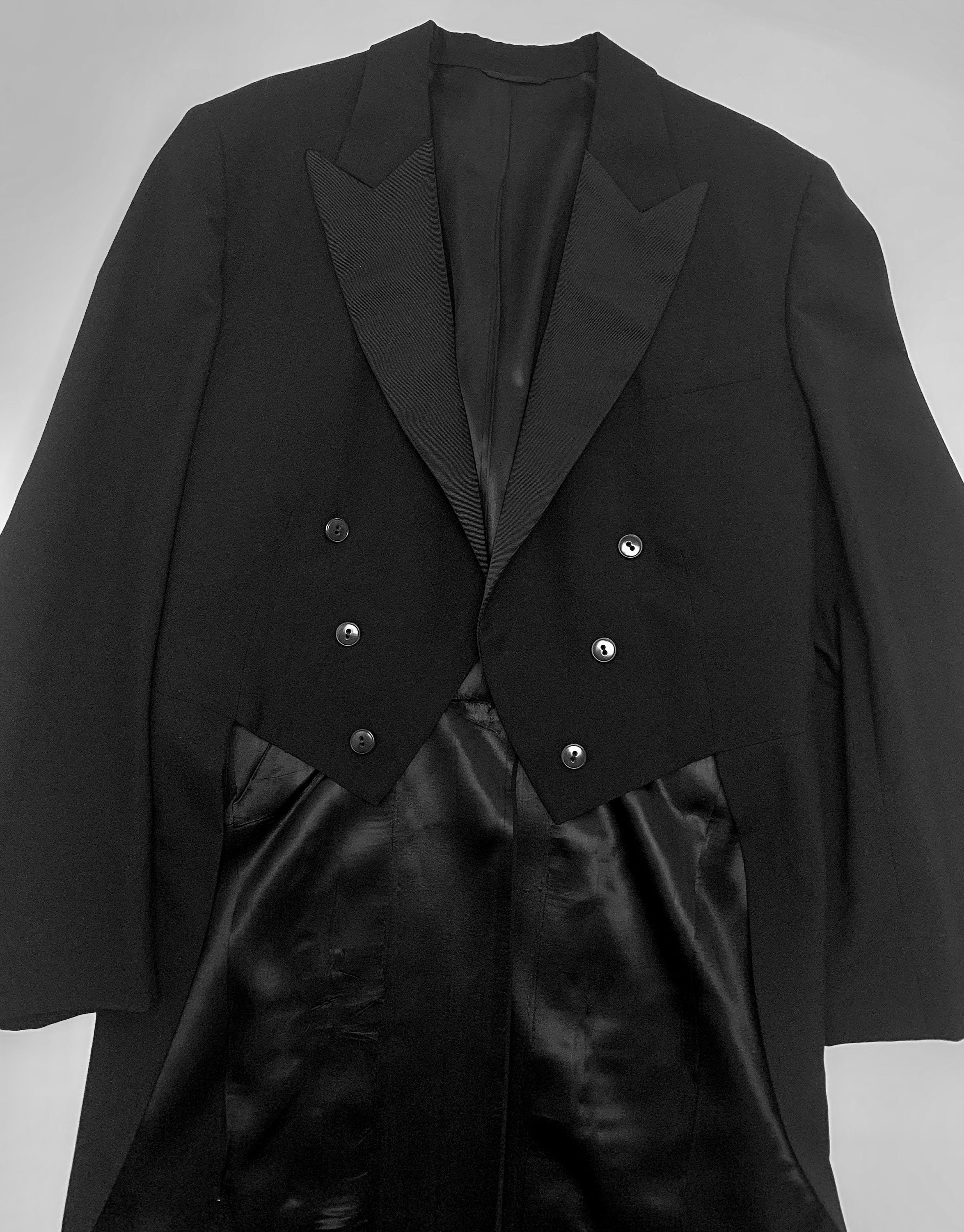Classic 1965 Cut-away TAILS TUXEDO Jacket - Quality Wool