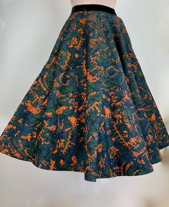 1950'S Full Circle Skirt - JOE DAVIDSON Original -