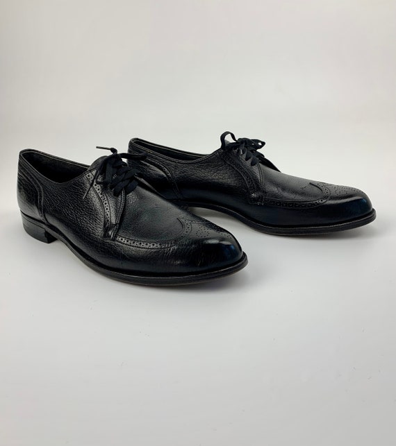 1960's Pointed Toe WINGTIPS - French Shriner Make… - image 9