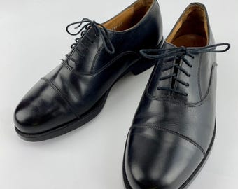 Vintage Florsheim Cap-Toe Oxford Dress Shoes - Men's Size 7.5