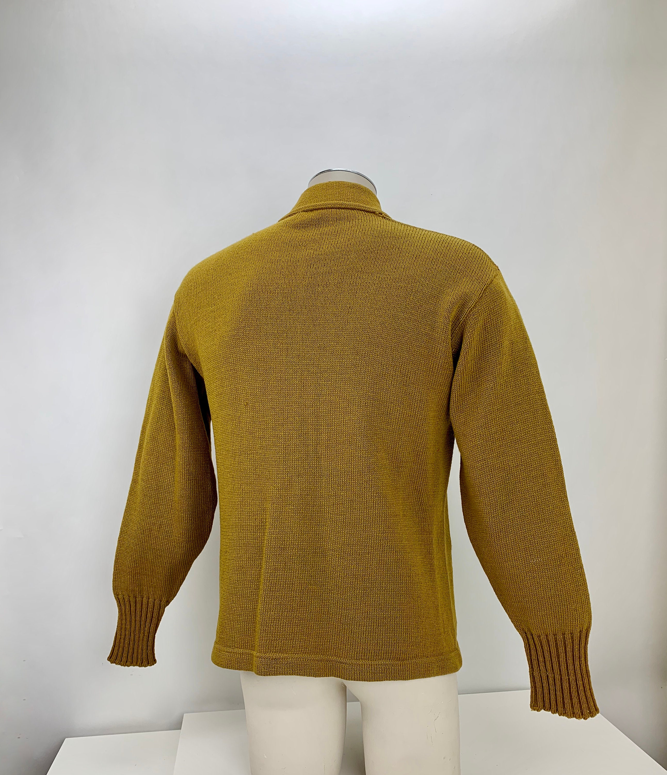 1940'S-50'S Varsity Letterman Cardigan Sweater | Etsy