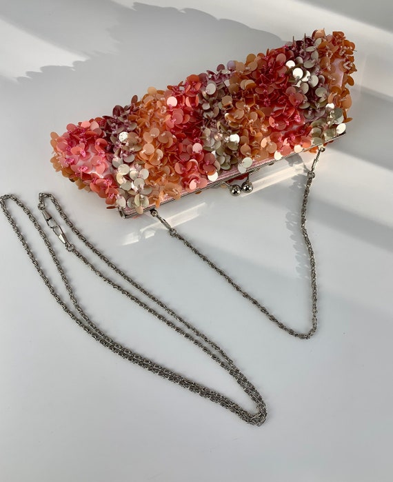 1960'S Style Beaded Clutch - Sequin and Beadwork i