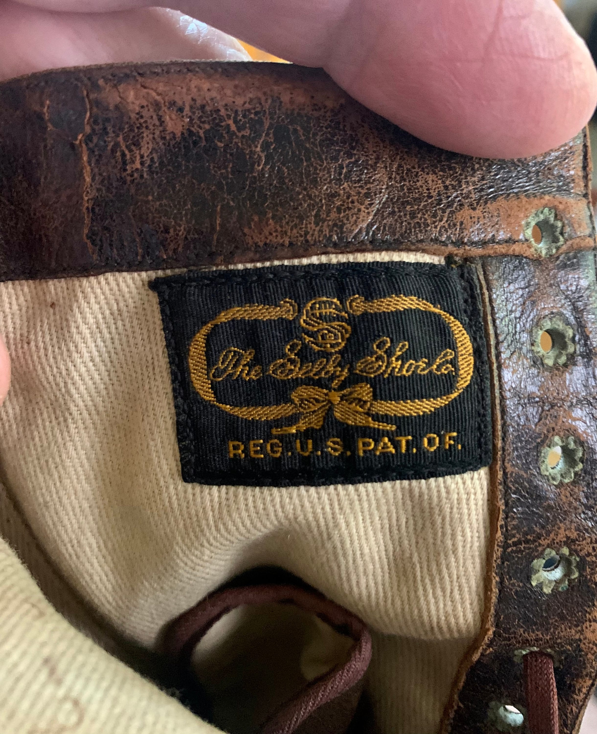 Authentic 1890's -1900 Victorian High Top Boots - Canvas & Fine