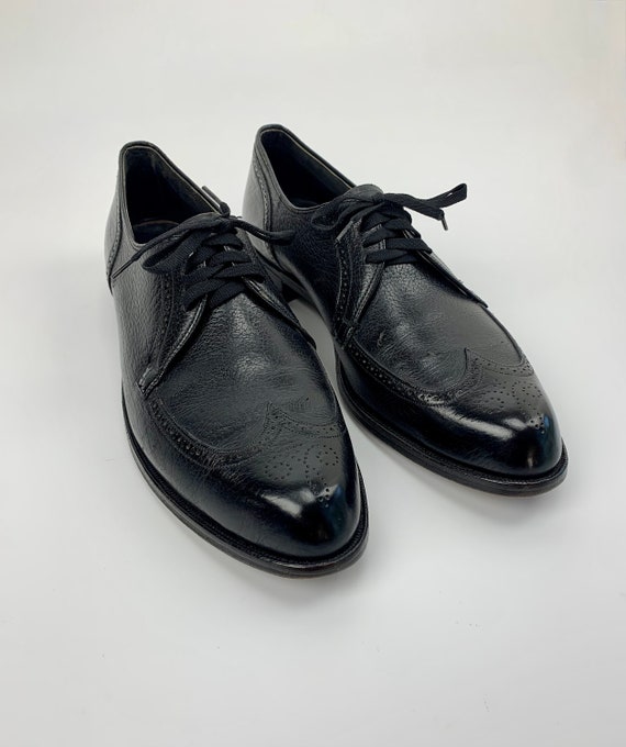 1960's Pointed Toe WINGTIPS - French Shriner Make… - image 1