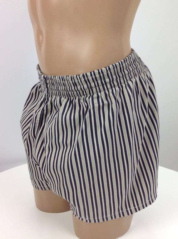 1950 de maillots de bain / rayé coton /JANTZEN sergé /JANTZEN coton / doublé / poche avec bouton de pièce / Taille Medium d7b614 1950 de maillots de bain / rayé coton /JANTZEN sergé /JANTZEN coton / doublé / poche avec bouton de pièce / Taille Medium d7b614