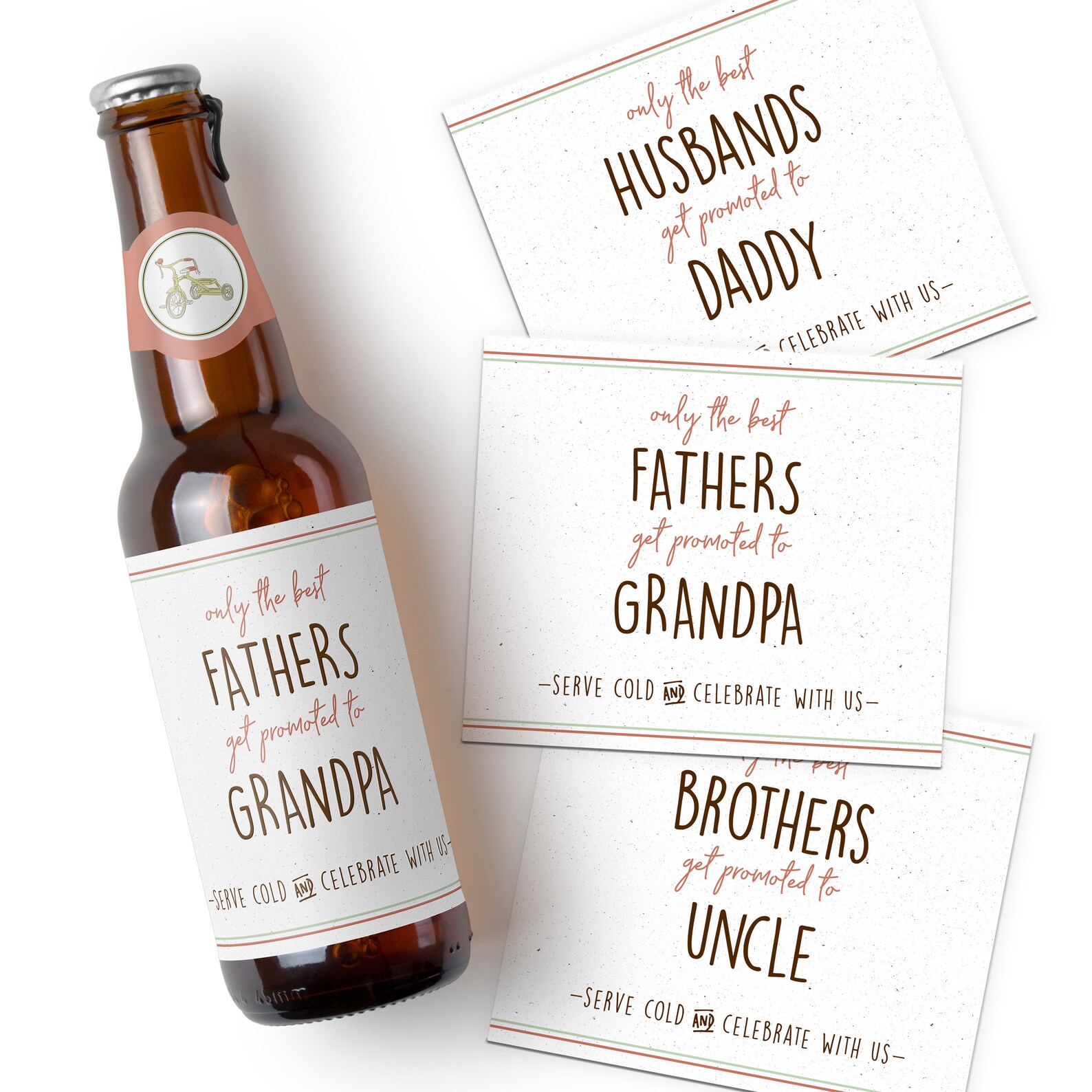 Pregnancy Announcement Beer Labels Reveal Pregnancy to Etsy