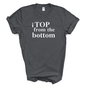 I TOP from the bottom T-SHIRT Black