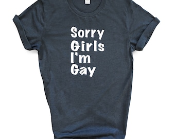 TSC sorry Girls, I'm Gay Vinyl Sticker – Trendy Design