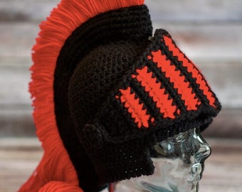 Trojan Helmet | Spartan/knight/greek | Gladiator | Crochet Hat