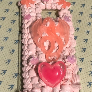 Samsung Galaxy S6 Edge+ glow in the dark Dragon decoden phone case.