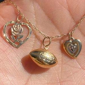 Splendidi pendenti vintage in oro 14kt