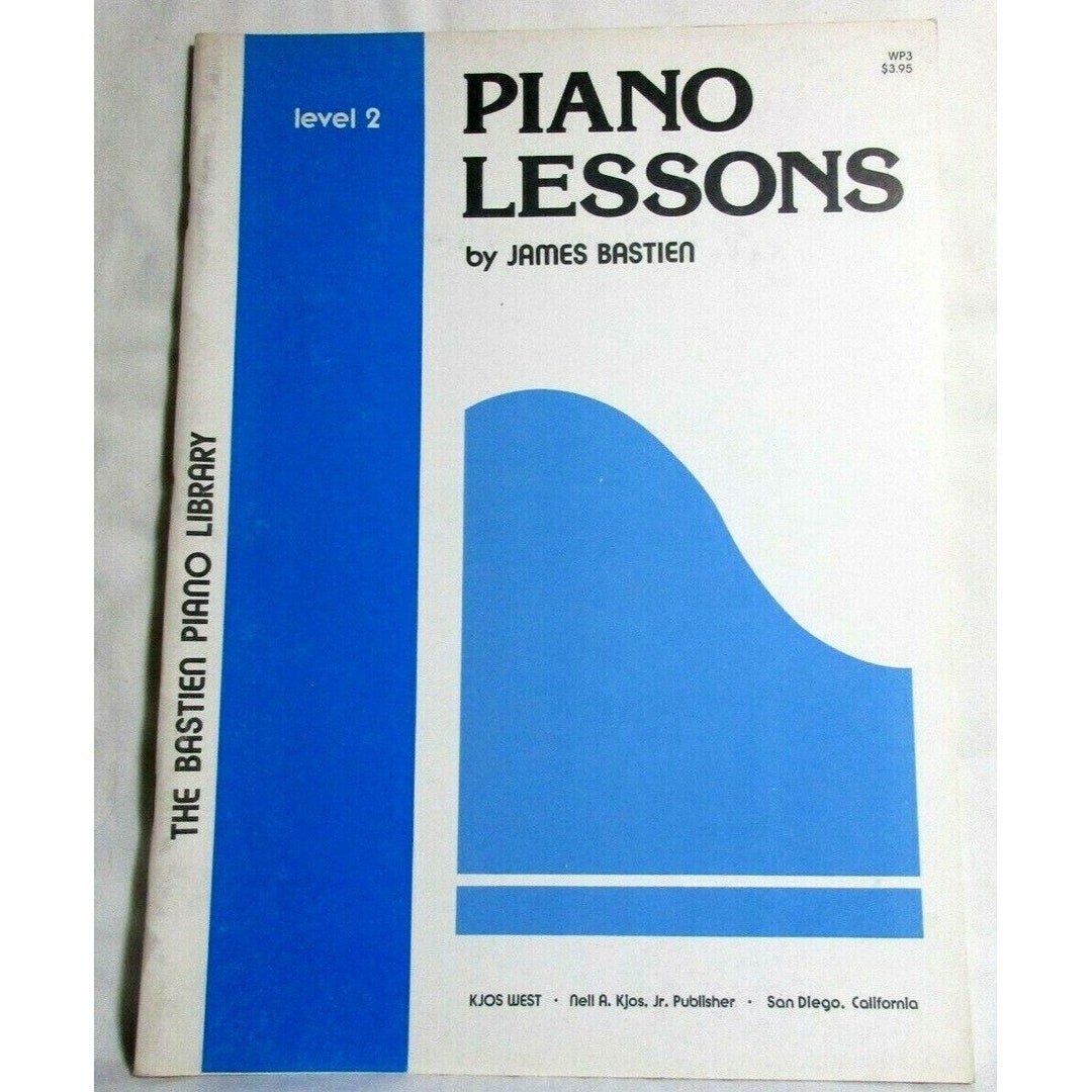 James Bastien Piano Student Level 2 Lesson Book WP3 KJOS Publishing Etsy