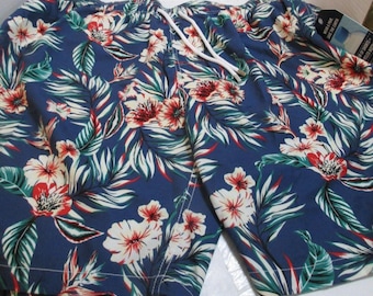 Six Islands Men's Swim Trunks Size 3XL Tropical Print NWT