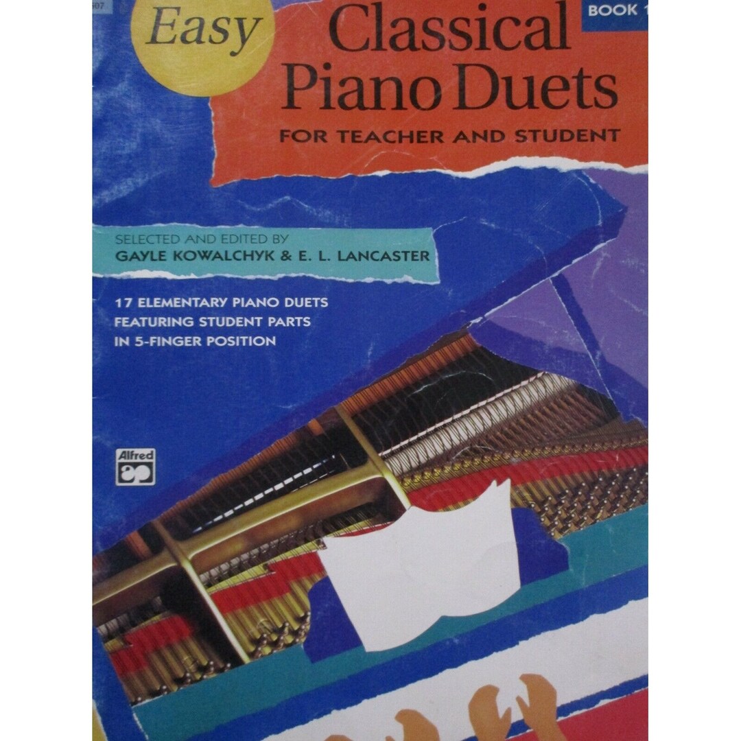 Easy Classical Piano Duets for Teacher and Student Book 1 Alfred Music ...