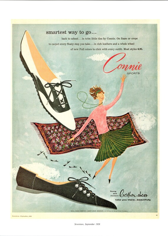 Connie Sports Leather Shoes by Wohl Shoe Company Poster - Digital
