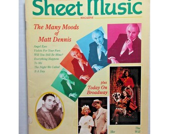 Sheet Music Magazine Nov/Dec 1993 The Many Moods of Matt Dennis - Piano Edition