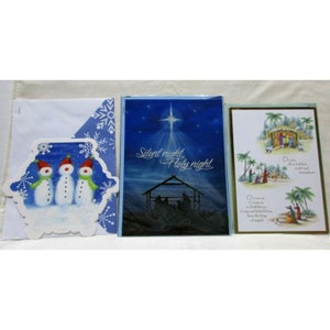 Lot of 10  Assorted Christmas Cards Brand New with Envelopes