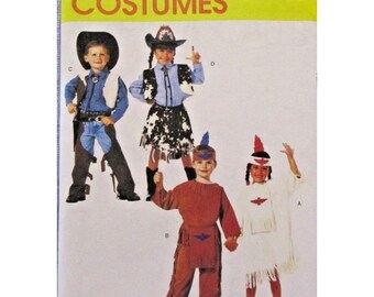 McCalls Pattern M2851 Size 3-4 Costumes Easy 2 Hour Plays Theatre Halloween