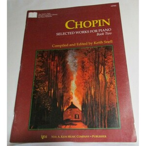 CHOPIN Selected Works for Piano Book 2 #GP392 Neil A. Kjos Pub Advanced Students