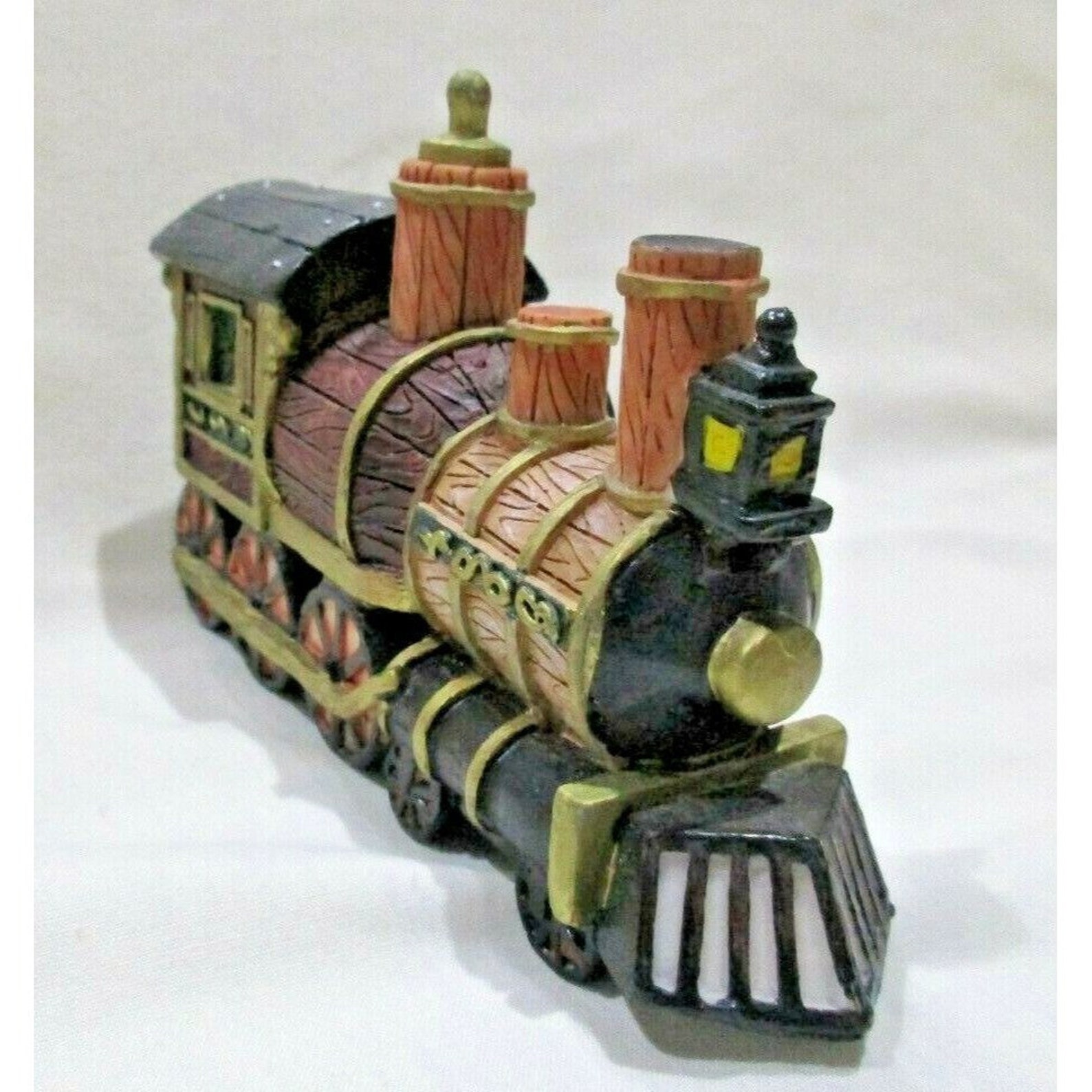 Steam Locomotive Engine Figurine Ceramic Paperweight 5