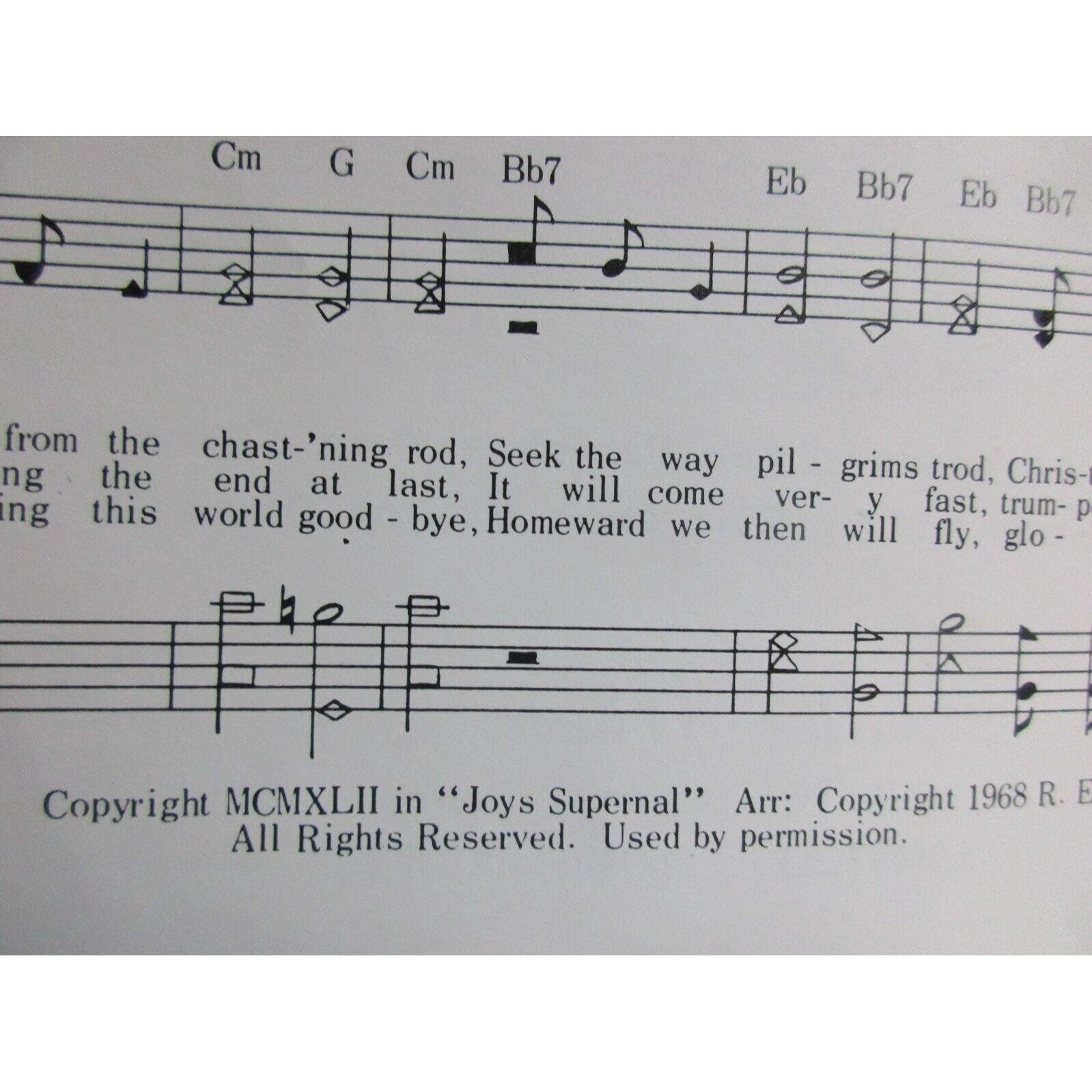 Jesus is Coming Soon Hymn Tune With Lyrics Piano Sheet Music 1968 Etsy