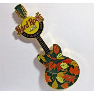Hard Rock Cafe Gatlinsburg Herbstlaub Gitarre 2004