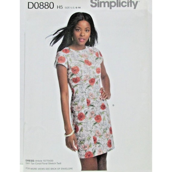 Simplicity Sewing Pattern D0880 Sizes 6 - 14 Misses Petite Dresses 4 Style  Uncut - Etsy Israel