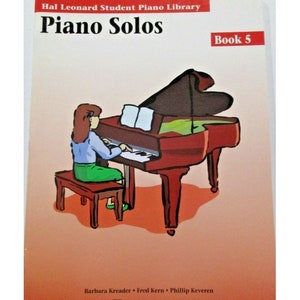 Piano Solos Book 5 Hal Leonard Student Piano Library by Barbara Kreader 1998