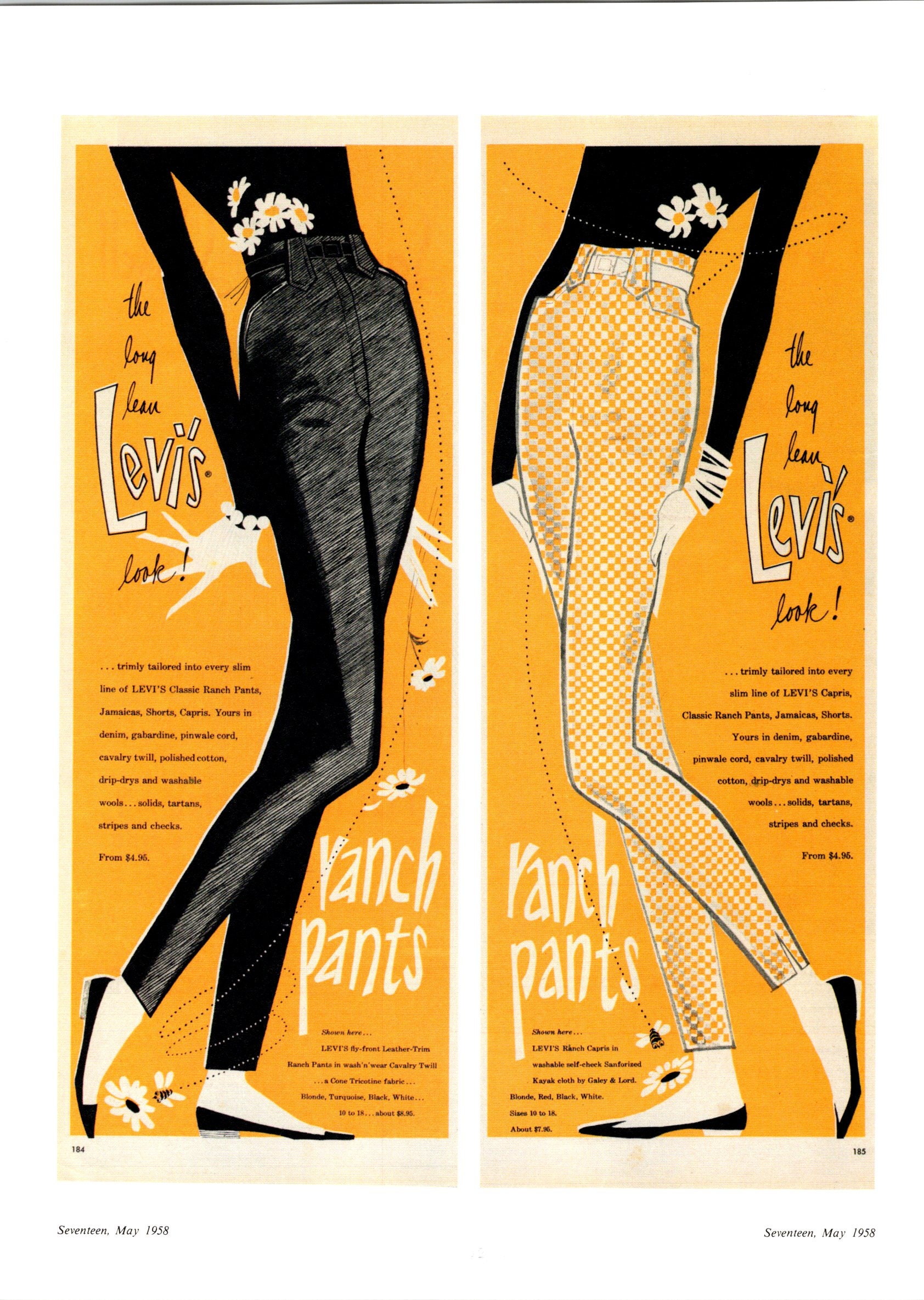Vintage Poster Levis - Etsy Canada