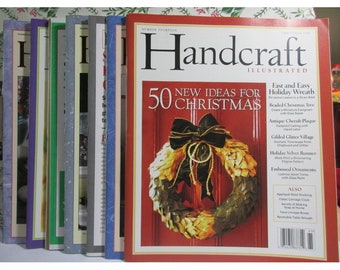 Lot of 8 Handcraft Illustrated Magazines Various 1995 96 97 98