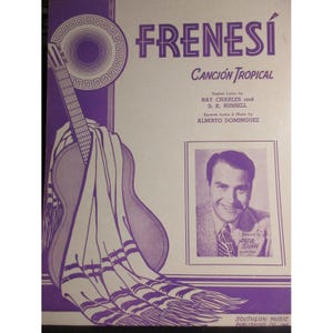 1941 FRENESI Cancion Tropical Sheet Music Piano Vocal Guitar Key of A Flat