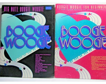 Lot of 2 - Big Note Boogie Woogie & Boogie Woogie for Beginners Lot of 2 - Big Note Boogie Woogie & Boogie Woogie for Beginners