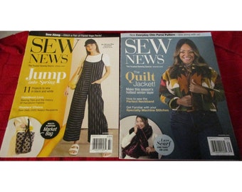 Lot of 2 - Sew Now Magazines Spring and Winter 2023 (See Photos)