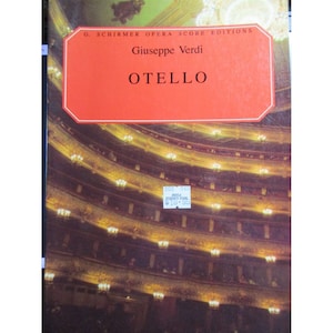 Otello von Giuseppe Verdi - Italienischer Text - G. Schirmer Opernpartitur 1963