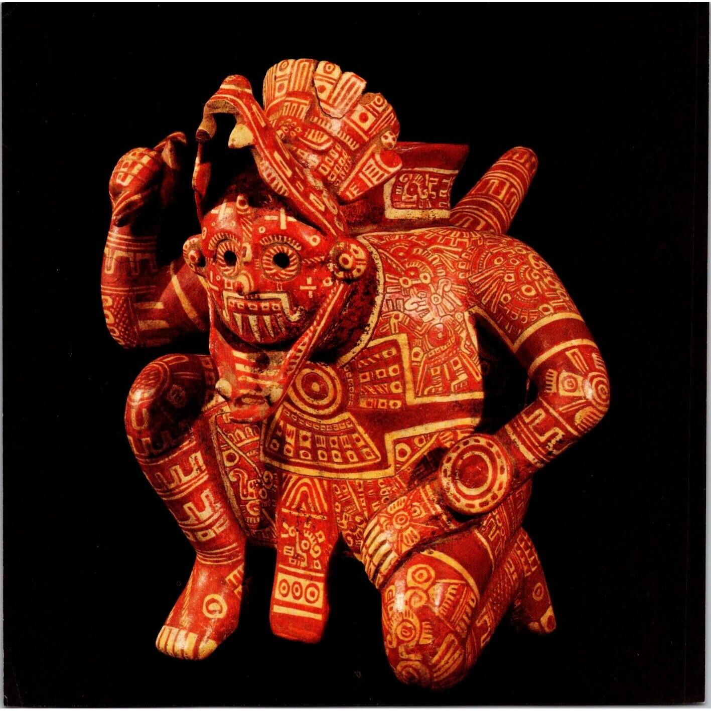 MIXTEC Pre-columbian Rain God Ceramic Vessel From El Chanal 1100