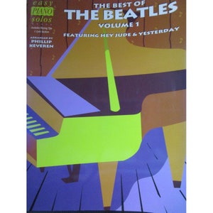 The Best of the Beatles Volume 1 Easy Piano Solos 1992 Hal Leonard Publishing