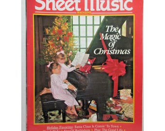 Sheet Music Magazine Nov/Dec 1991 The Magic of Christmas for Standard Piano Ed.